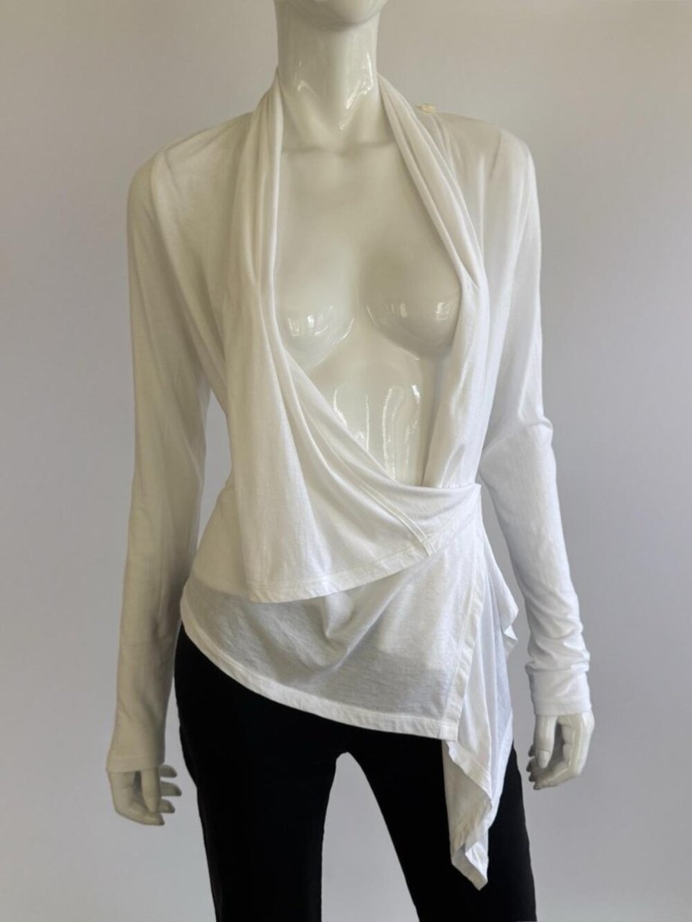Morgane Le Fay Archival 90s Draped Wrap Top